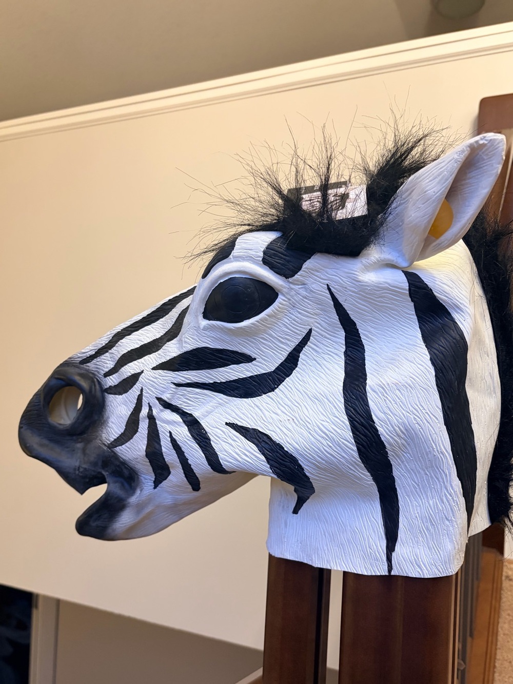 Latex Zebra Mask - Picture 2 of 5